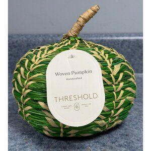 Medium Patterned Woven Pumpkin Green - Threshold TARGET NWT